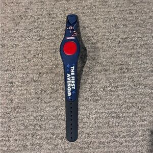 Marvel The First Avenger Blue Magic band
